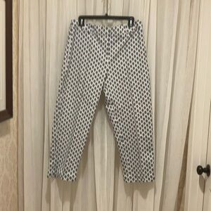 Talbots Capris, Navy & White, EUC